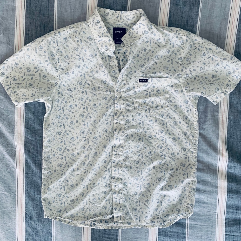 Rvca collar shirt